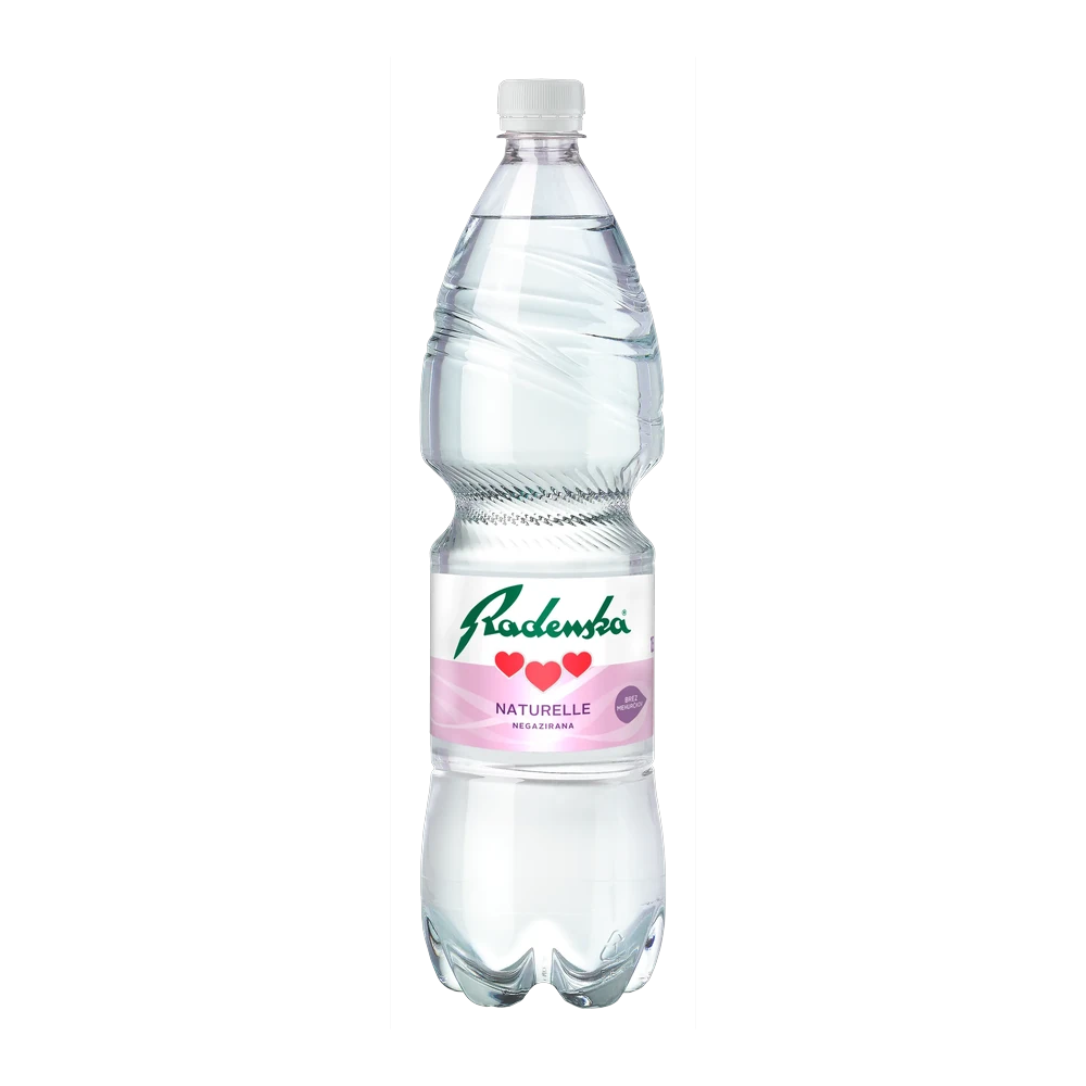 Radenska, Ujë natyral, plastikë, 1,5 L